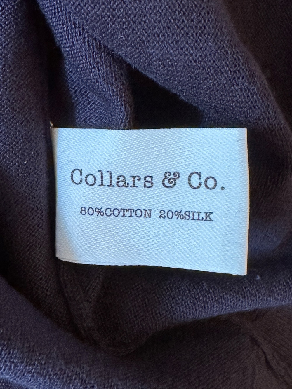 Collars & Co. Lucca Luxury Touch Cotton and Silk T-Shirt, Size Small - Picture 2 of 6